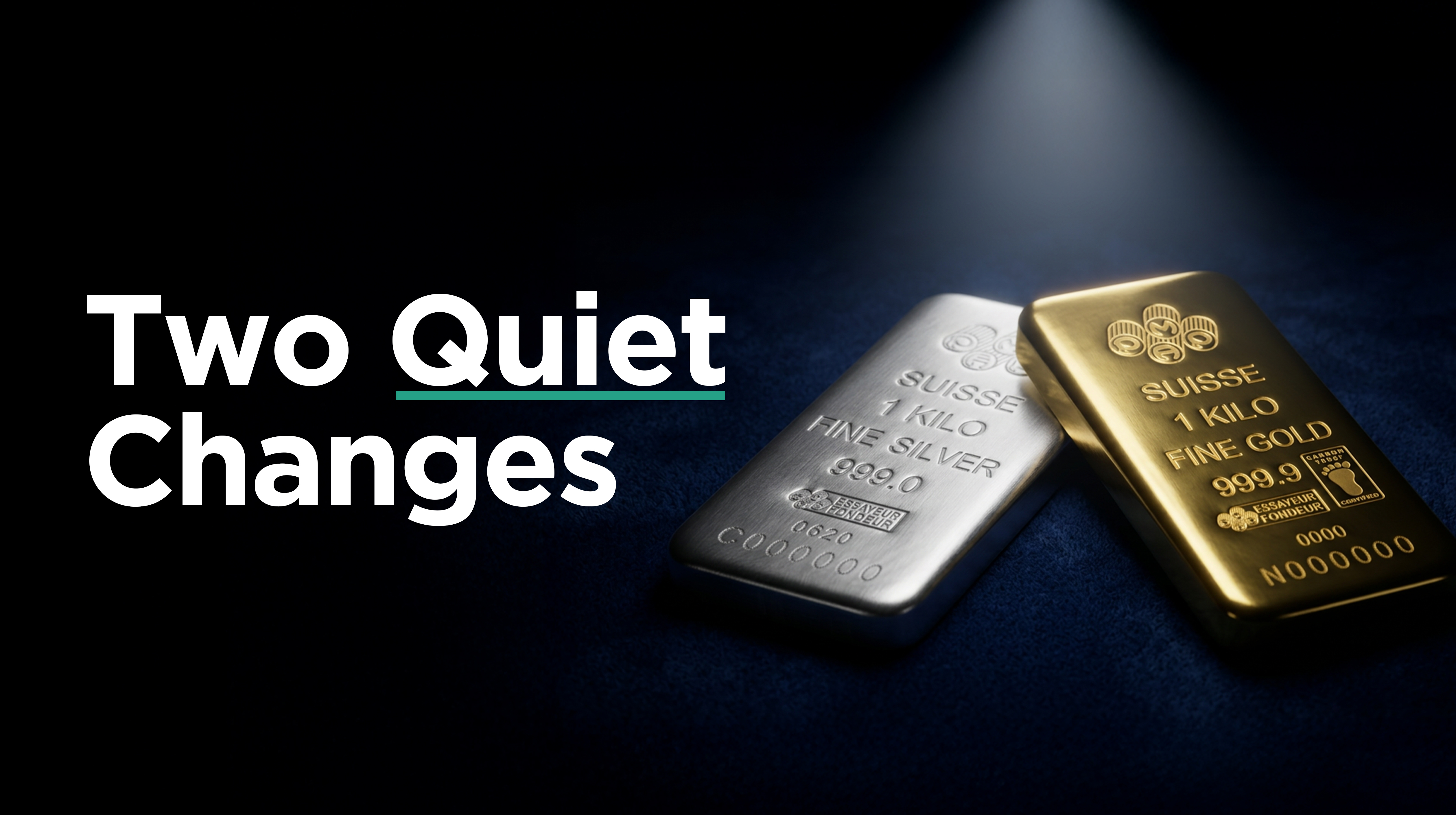 Gold and Silver Are Being Silently Reshaped